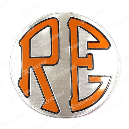 RE Aluminium Badge Logo Sticker Model - 01 | xtremz