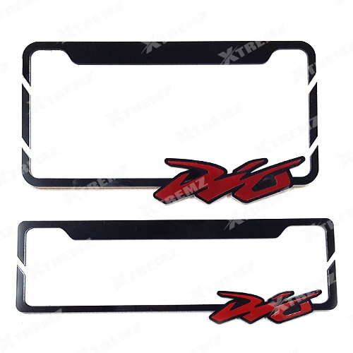 Dio Front Rear Number Plate Set Red Xtremz