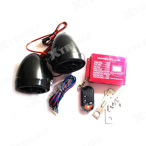 Xtremz Motorbike MP3 Music Player Anti Theft Security Alarm