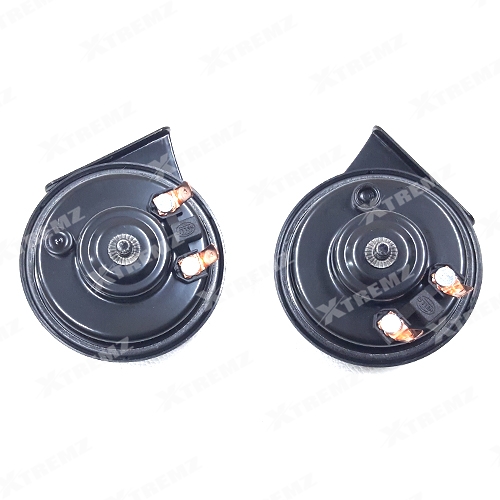 Hella Black Pearl TC16 Trumpet Horns For Universal Bikes And Cars