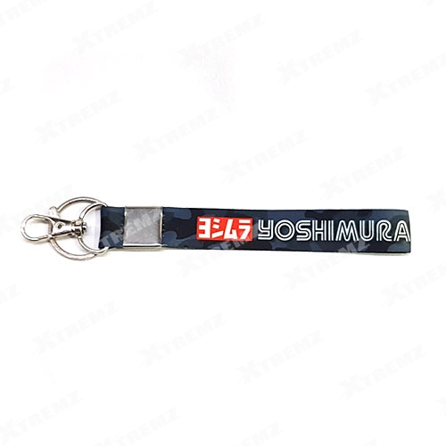 Xtremz Small Tag Yoshimura Keychain Black Color
