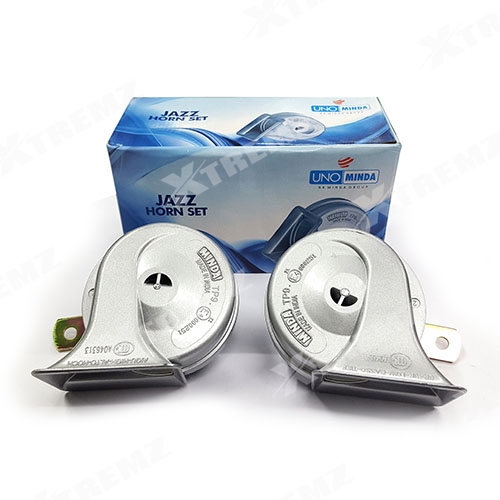 Minda Jazz Trumpet Horns For Bikes And Cars Silver Color